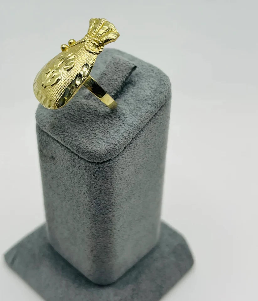 14k Money Bag Ring (NEW)