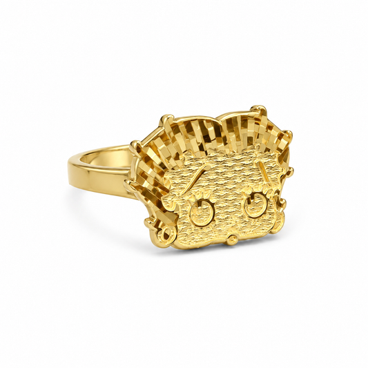 14k Betty Boop Ring