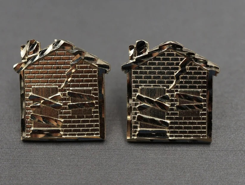 14k Trap House Earrings