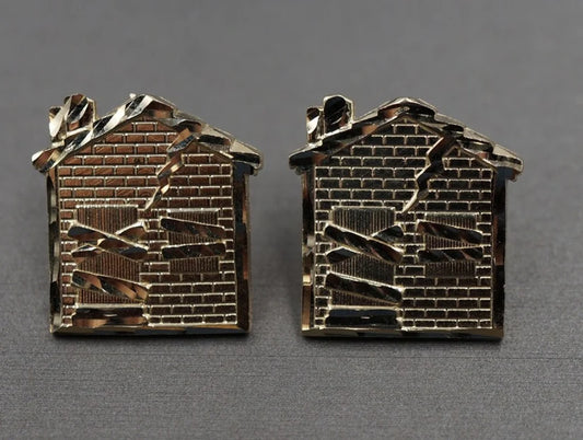 14k Trap House Earrings