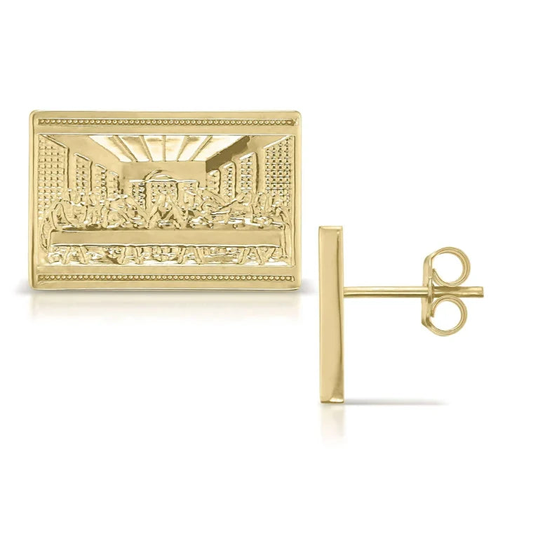 14k Last Supper Earrings