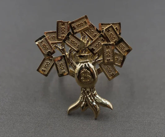 14k Money Tree Ring
