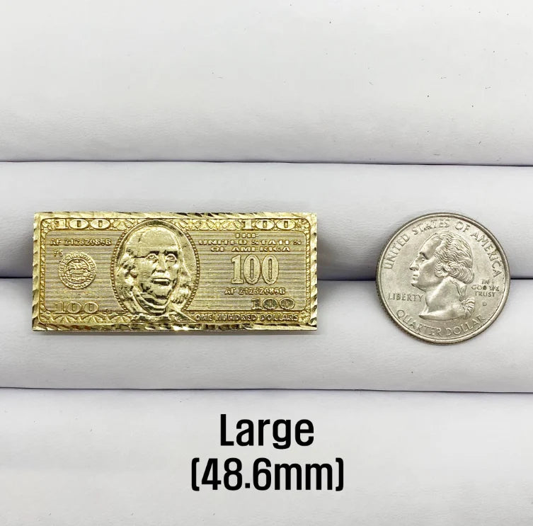 14k Money Double finger Ring