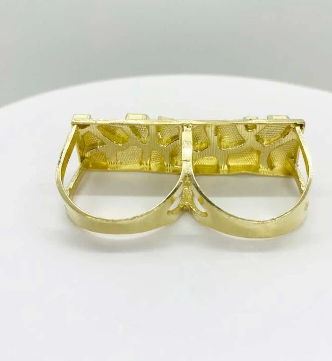 14k Double Finger Nugget Ring (NEW)