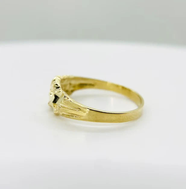 14k Skinny Nugget Ring