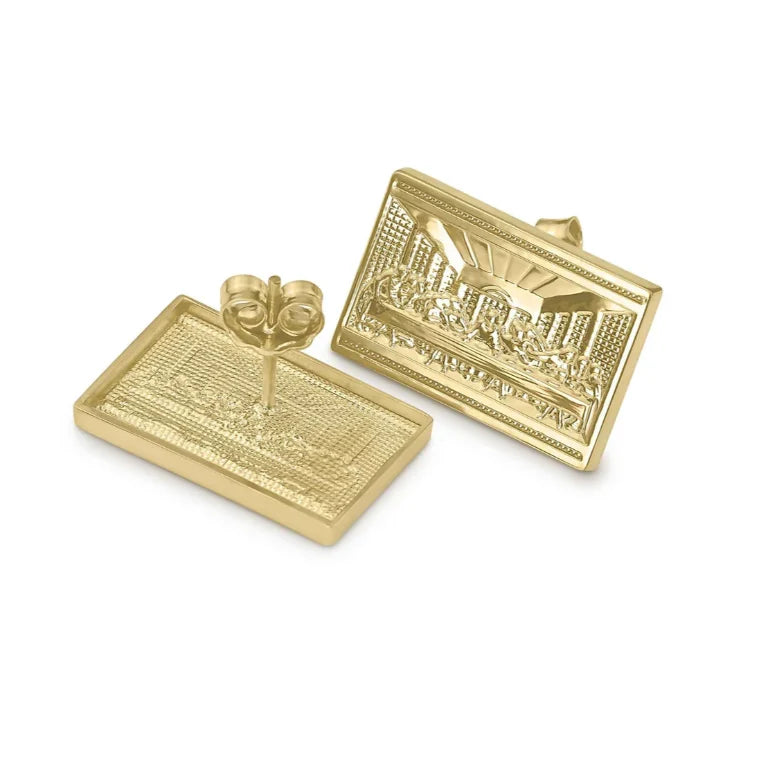 14k Last Supper Earrings