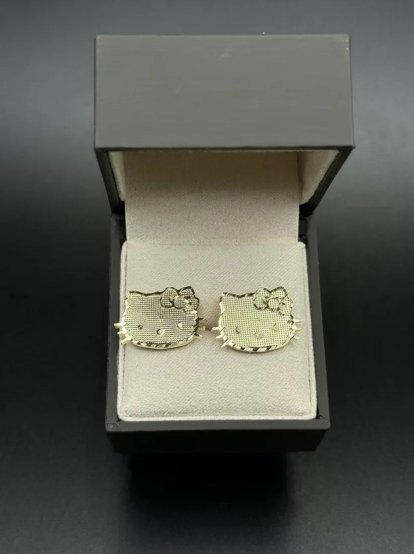 14k Hello Kitty Earrings